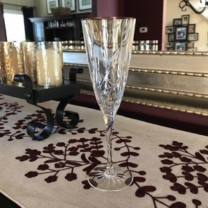 Cassandra Gold wine glasses Cristal D'Arques Durand Champagne